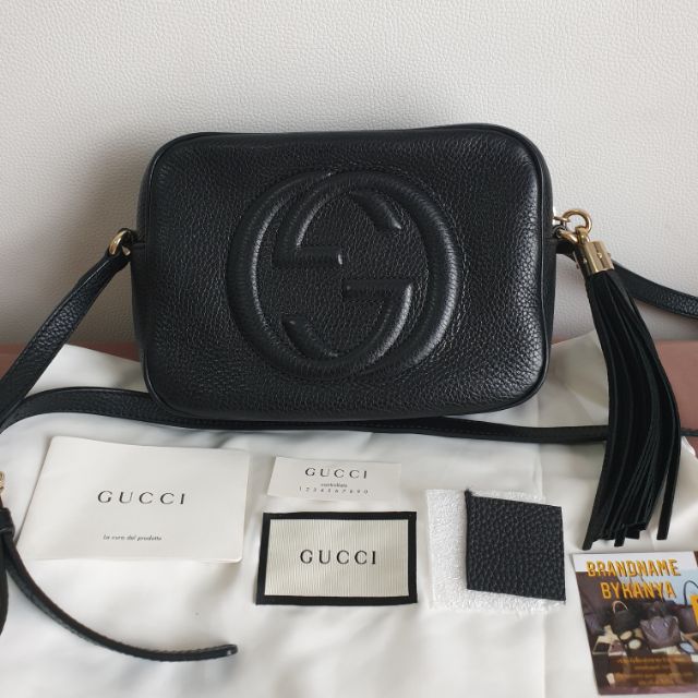 Gucci soho disco black color สภาพสวย แท้100%