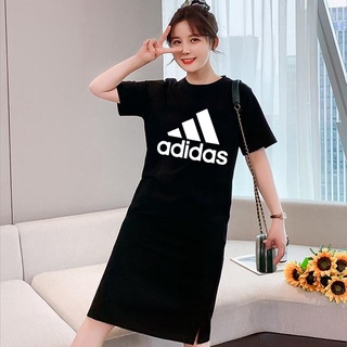 Q90（พร้อมส่ง）ชุดกระโปรงแข้นสั่งฤดูร้อนใส่สวยลายการ์ตูนน่ารัก