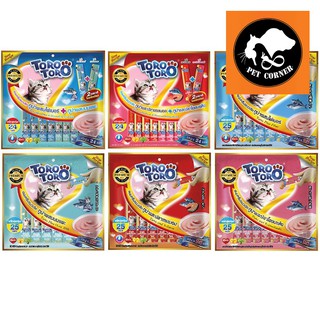 ขนมแมวเลีย โทโรโทโร่ toro toro ขนาด 15 กรัม 24-25 ซอง