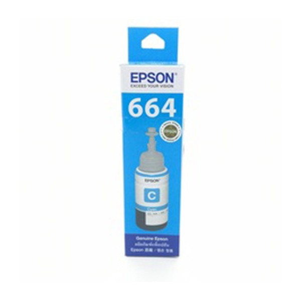 หมึกเติม EPSON T6642(Cyan) Epson's Ink Tank System Inks