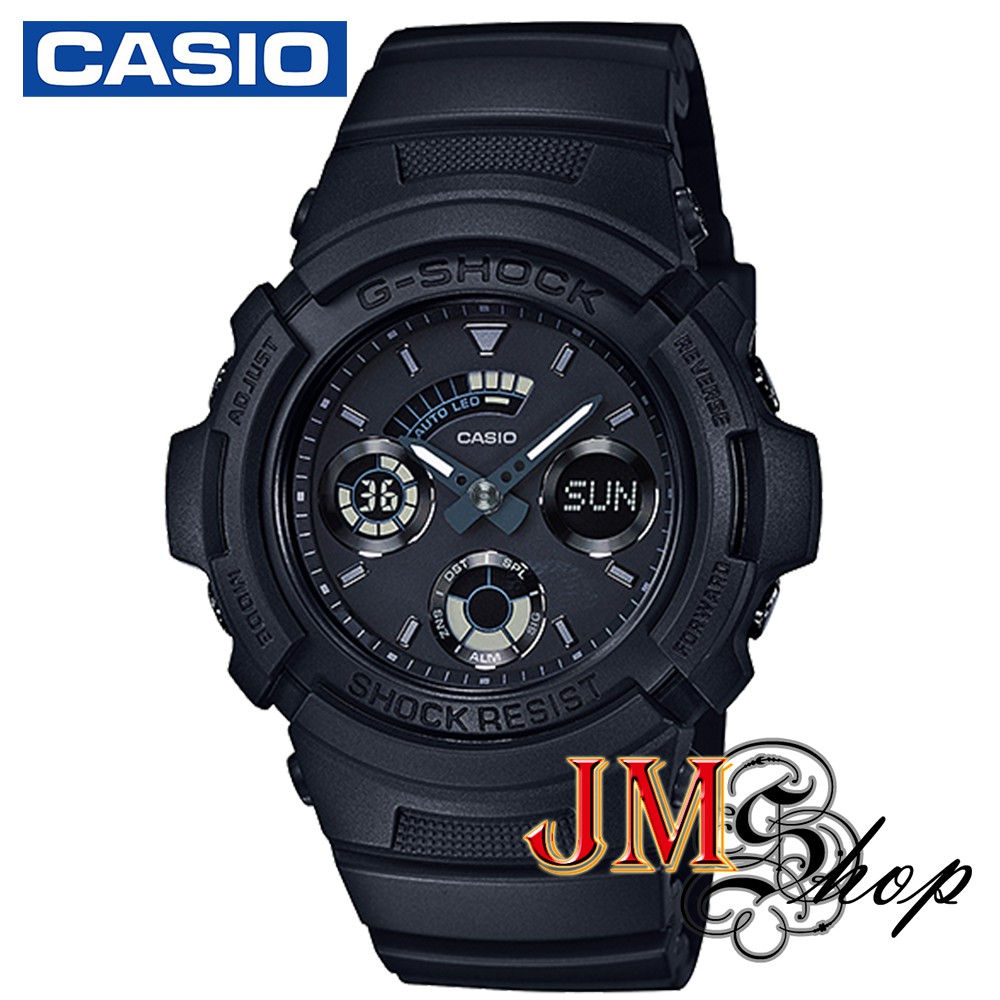 Casio G-Shock นาฬิกาข้อมือผู้ชาย สายเรซิ้น รุ่น AW-591BB-1ADR