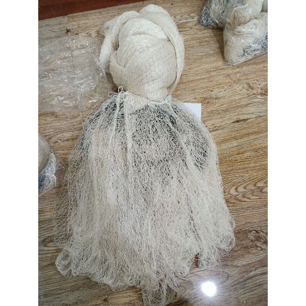 แหด้ายไนล่อน(สานมือทั้งผืน)ติดลูกขึ้นเพลาพร้อมใช้งานจอมดอกบัว16เสา(1ศอกแหร้านหมิว=45ซม)