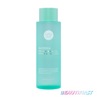 โทนเนอร์ &amp; เอสเซนซ์ Cathy Doll AloeHa Fresh Aloe Vera Toner &amp; Essence 300ml