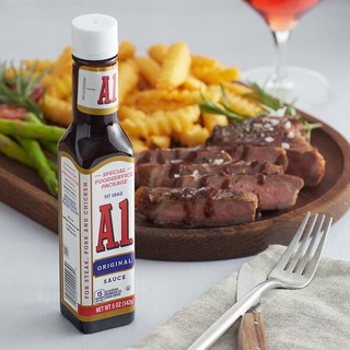 A.1. เอวัน ซอสสำหรับสเต็ก 142g. ให้รสชาติสเต็กอร่อยขึ้น A1 Original Sauce เหมาะสำหรับเมนูน้ำจิ้ม ซอส สเต็ก บาร์บีคิว