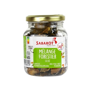 ซาบารอท เห็ดป่ารวมมิตร อบแห้ง 40 กรัม - Sabarot Dried Mix Forest Mushroom Melange Forestier 40g