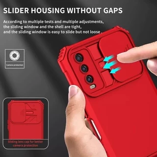 Case For Samsung galaxy A50S A50 A30S A51 A31 A02 เคสสไลด์ปิดกล้อง กันกระแทก มีขาตั้งในตัวตั้งได้ กันรอยกล้องTPU+PC