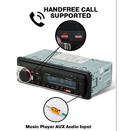 Yobear เครื่องเล่น MP3 ติดรถยนต์ วิทยุติดรถยนต์ เครื่องเล่นมัลติมีเดีย Car MP3 and Radio Player