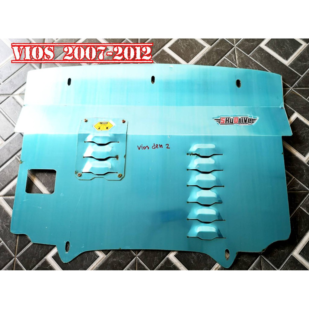 แผ่นใต้เครื่อง SkyDrive อลูมิเนียม VIOS GEN2  ปี2007-2012 แถมฟรี ที่ช่วยขันน็อต รีเวทDIY