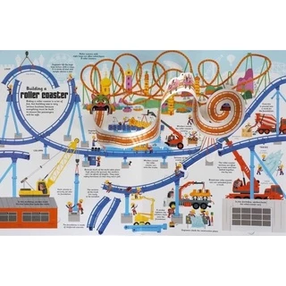 ใหม่‼️7ปก🚓Usborne the ultimate book of Cities , Vehicles , construction, Planet earth, planes , space pop-up
