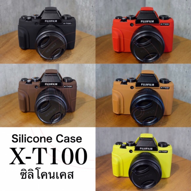 SALE พร้อมส่ง❗️ซิลิโคน เคส Fuji XT100, XT200 Case Silicone X-T100, XT200 ตรงรุ่น อุปกรณ์เสริม กล้องไฟและอุปกรณ์สตูดิโอ กล้องวงจรปิด