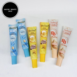 SASIMI Liqiud Foundation BB Cream ครีมปกปิดริ้วรอย พร้อมบำรุงผิวหน้า มี 3 สูตร