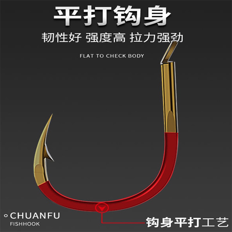 【CUNDA】 10/20/50 ชิ้น / ชุด โลหะผสมเหล็ก "Iseni" ตะขอปลา รูปที่ 3