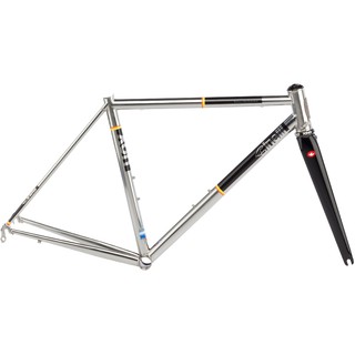 เฟรมเสือหมอบ Cinelli XCR เฟรมสแตนเลส ตะเกียบคาร์บอน size  M 50 cm