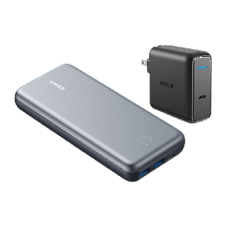 [สินค้าแถม กรุณาเลือกรุ่น] Anker ชุดชาร์จเร็ว PowerCore+ 19000 PD 27W + PowerPort Speed PD30W ชุดชาร์จเร็ว iPhone14 , Macbook , iPad มี Hub ในตัว - AK149