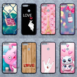 เคส  Huawei  Y6 prime (2018)  ลายอินเลิฟ  ขอบนิ่มหลังแข็ง เคสมือถือ เคสโทรศัพท์ Case