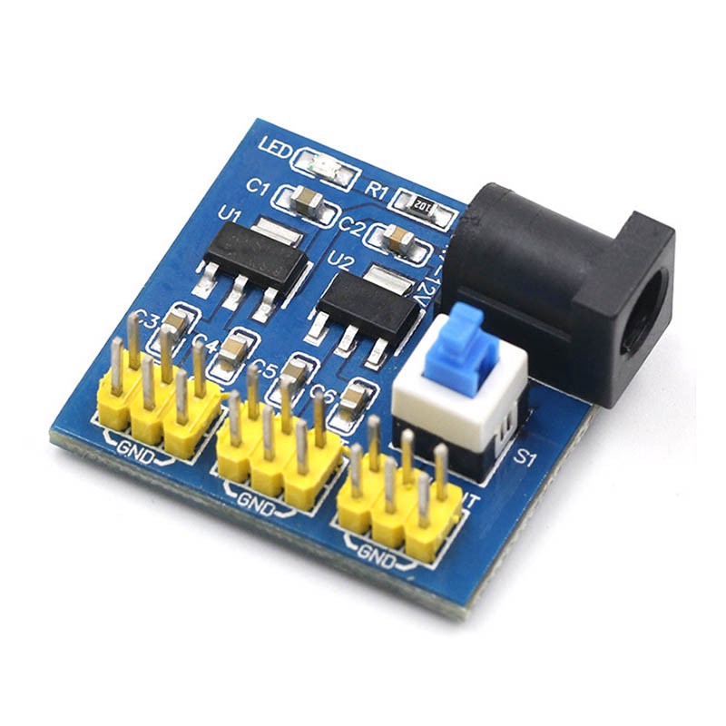 12V ถึง 3.3V 5V DC-DC step-down step-down โมดูลแหล่งจ่ายไฟ 3.3V 5V 12V เอาต์พุตหลายแรงดันไฟฟ้าแปลง