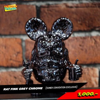 [ตัวพิเศษ ของแท้] Pop! Icons: Rat Fink Grey Chrome [Summer Convention Exclusive]