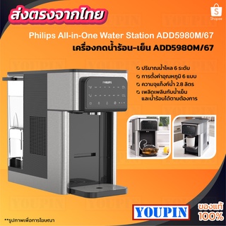 Philips water purifier ADD5980M/67 เครื่องกดน้ำร้อนเย็น