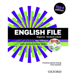 Se-ed (ซีเอ็ด) : หนังสือ English File 3rd ED Beginner  Students Book +iTutor and Online Skills Practice (P)