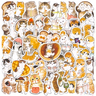 ❉ Kawaii Kittens Series 04 สติกเกอร์ สําหรับติดตกแต่งสัตว์เลี้ยง แมว ❉ สติกเกอร์ Doodle แฟชั่น สําหรับตกแต่งกระเป๋าเดินทาง แล็ปท็อป สเก็ตบอร์ด DIY 50 ชิ้น ต่อชุด