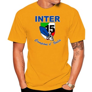 เสื้อยืดผ้าฝ้ายพิมพ์ลายขายดี เสื้อยืดแขนสั้น ผ้าฝ้าย พิมพ์ลาย Ultras Inter Campioni Italia Fans Liga Mailand Stadion แฟช