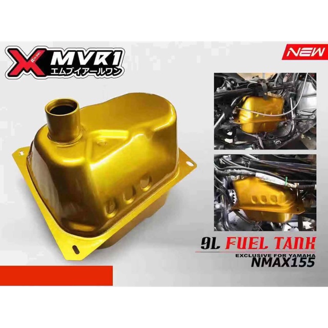 N-MAX155 9Liter ถังน้ํามันเชื้อเพลิงสีทอง