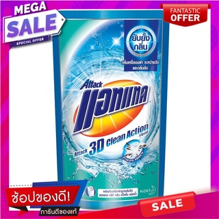 รีฟิลน้ำยาซักผ้า ATTACK 3D 770ml น้ำยาซักผ้า LIQUID DETERGENT ATTACK 770ml อุปกรณ์และผลิตภัณฑ์ซักรีด