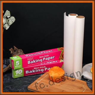 🍞🍞กระดาษไขรองอบ แบบ 5 เมตร กระดาษไขรองอบ คุณภาพดี กระดาษรองอบ Baking paper🍞🍞