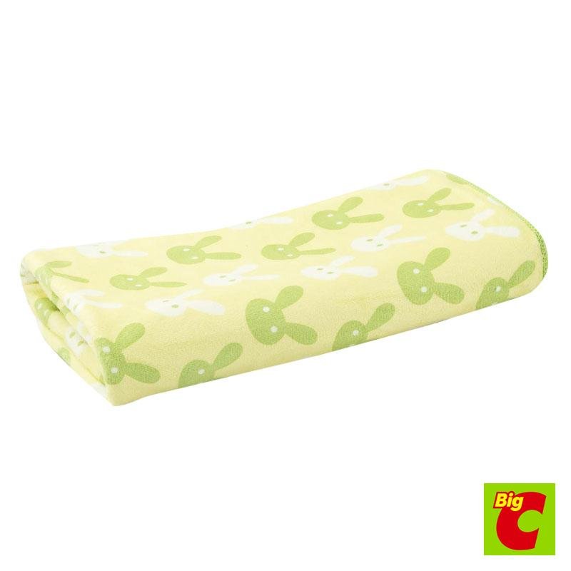 ผ้าขนหนูนาโน size ขนาด 5427 xนิ้ว พิมพ์ลายสีเขียวNanoTowels, 27x 54inches, greenprint