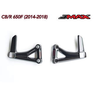 ครอบพักเท้าหลัง ตรงรุ่น HONDA CB/CBR 650F ปี 2013-18 ลายฟิล์มคาร์บอน 6D