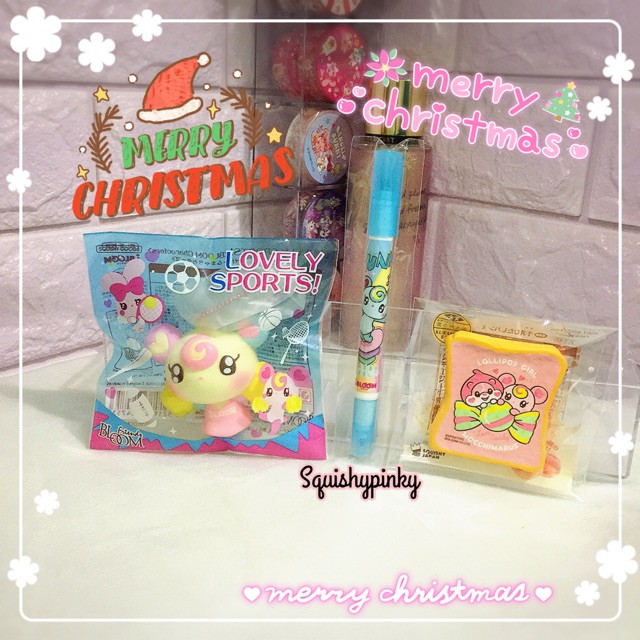 Christmas & New Year Box Set Squishy-ibloom Lollipop Girl