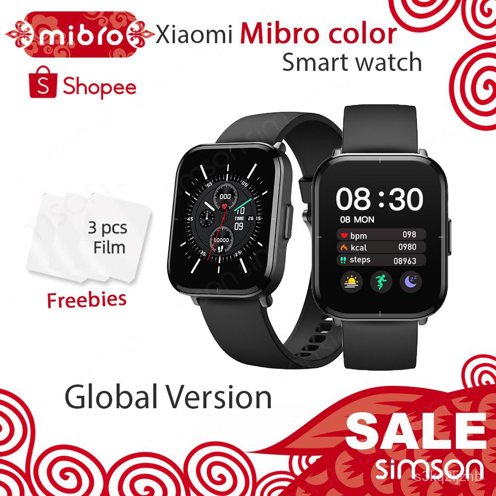 Xiaomi Mibro Color Smart Watch smartwatch Pressure Measurement SpO2 ...