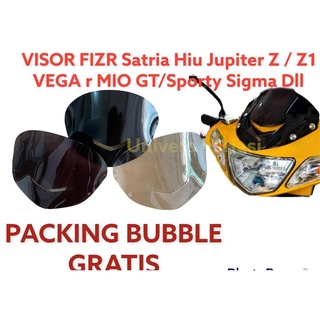 Hitam ฟรี BUBBLE VISOR F1ZR JUPITER Z Z1 SATRIA Shark MIO GT SPORTY SIGMA 125ZR PNP Paste Bolt VISOR PNP YAMAHA FIZ R VEGA ด้านหน้ารถจักรยานยนต์ Head Shell MIO S J SUPRA FITVEGA Lama FI WINDHIELD PISOR WINSIL Glass CLEAR Ryben สลักเกลียวสั้น ของแท้ สีดําค