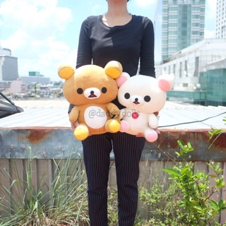 ตุ๊กตา Rilakkuma คุมะ &amp; Korilakkuma โคริลัคคุมะ ยิ้ม ท่านั่ง