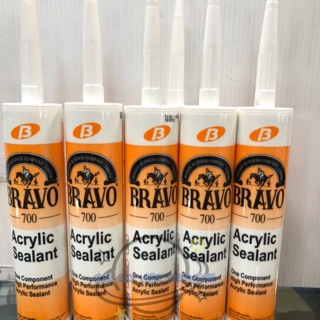 กาวซิลิโคน(ขาว) (Acrylic Sealant) 3 ขวด100บาท ทาสีทับได้เป็นวัสดุยาแนวกันน้ำเกรดพิเศษใช้อุดรอยต่อ