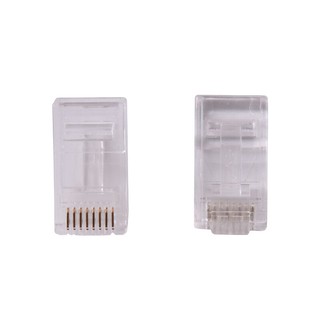 🚚💨พร้อมส่ง!! LINK RJ45 PLUG (ตัวผู้) CAT6 รุ่น US-1002 (แพ็ค 10 ชิ้น) สีใส