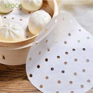 EPOCH Oil Paper Non-stick Round Liners Air Fryer Perforated Paper For Bamboo Steaming Baskets