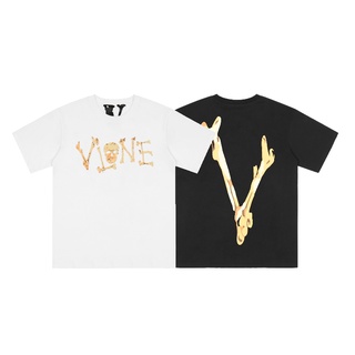 เสื้อยืดใหม่แฟชั่นใหม่เสื้อยืดลําลองแขนสั้นคอกลมพิมพ์ลาย High Street ทรงหลวม Vlone
รหัสเต็ม