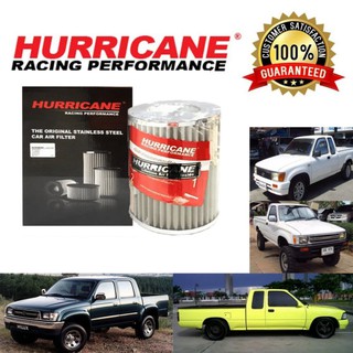 Hurricane 84-racing กรองอากาศ สเตนเลส TOYOTA MIGHTY X 2.5L1985-1990 SR5 2.5/3.0L 2000-2003