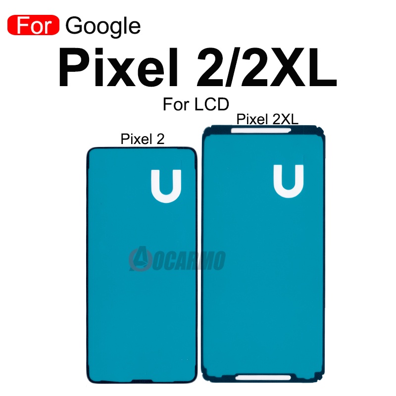 สติกเกอร์เทปกาว หน้าจอ LCD แบบเปลี่ยน สําหรับ Google Pixel 2 3 4 3A 4A XL 2XL 4XL 3xl 3AXL 5 - รูปที่ 2