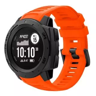 สายนาฬิกาข้อมือ ชนิดซิลิโคน สำหรับ Garmin Instinct ขนาด 22 มม.