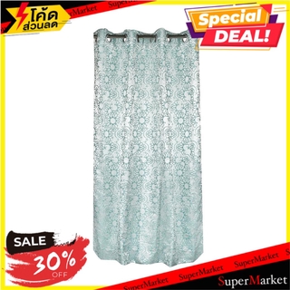 ผ้าม่าน EYELET HOME L&amp;S COYA 140X220 ซม. สีเขียว ผ้าม่านประตู EYELET CURTAIN HOME L&amp;S COYA 140X220CM GREEN