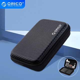 Orico กระเป๋าเคสฮาร์ดดิสก์ HDD 2.5 2.5 นิ้ว แบบพกพา สีดํา สําหรับฮาร์ดไดรฟ์ภายนอก หูฟัง ฮาร์ดดิสก์
