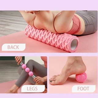 โฟมโรลเลอร์ โฟมนวดกล้ามเนื้อ Foam Roller ลูกกลิ้งนวด โฟมโยคะ