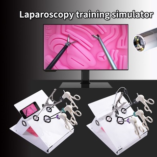 ♙♗Laparoscopy เทรนเนอร์ผ่าตัด Instruments Laparoscopic Simulator การฝึกอบรมกล่อง Endotrainer สำหรับแพทย์นักเรียนเครื่องม