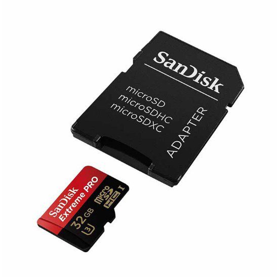 SanDisk Extreme Pro เมมโมรี่การ์ดของแท้ Micro SD Card 32GB ความเร็ว อ่าน 100MBs เขียน 90MBs (SDSQXCG_032G_GN6MA) eUXr