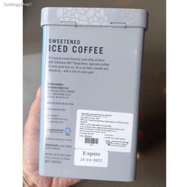 จัดส่งเฉพาะจุด จัดส่งในกรุงเทพฯStarbucks Via Ready Brew Iced Coffee Sweetened💥ถูกกว่า Shop💥 ⭐️สตาร์บัคส์ กาแฟสำเร็จรูป