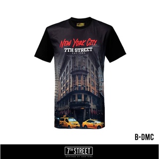 เสื้อยืดแขนสั้น 7th street ลาย 𝔻𝔼𝕃𝕄𝕆ℕ𝕀ℂ𝕆𝕊 ℕ𝕐ℂ  รุ่น B-DMC ของแท้ 100% พร้อมส่ง