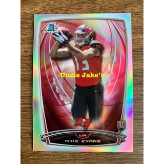 2014 Topps Bowman Chrome : Buccaneers Mike Evans Refractor Rookie Card  #170