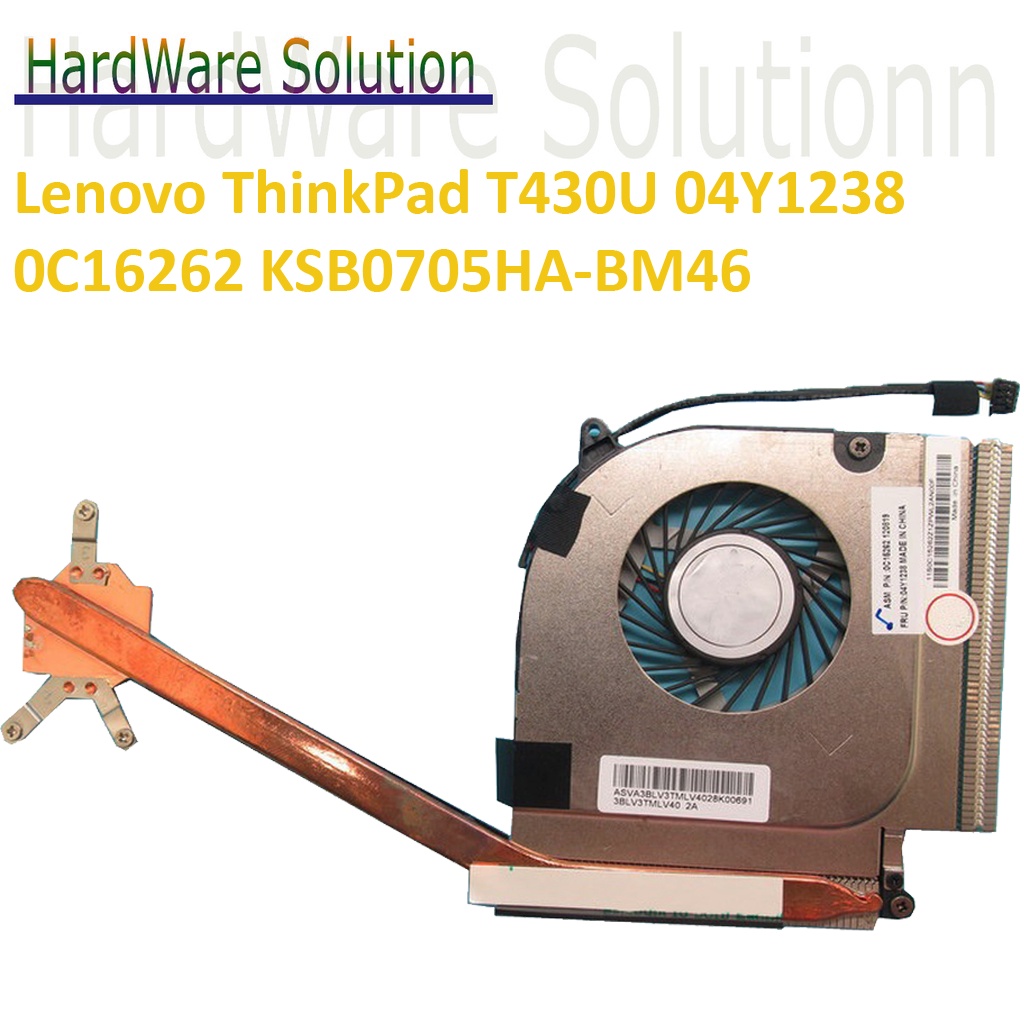 Lenovo ThinkPad T430U 04Y1238 04W4414 04W4413 KSB0705HA-BM46 0C16262 3BLV3TMLV40 แล็ปท็อป CPU พัดลมร
